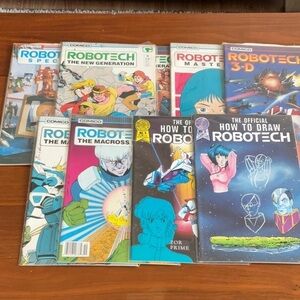 Bundle of 9 Comico Robotech Comics